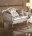 Acme Chantelle Loveseat w/3 Pillows in Pearl White 53541 - Home Furniture And More (Brentwood, MD)