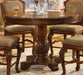 Acme Chateau De Ville Round Counter Height Pedestal Table in Cherry 04082 - Home Furniture And More (Brentwood, MD)