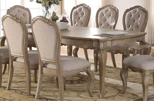 Acme Chelmsford Dining Table in Antique Taupe 66050 - Home Furniture And More (Brentwood, MD)