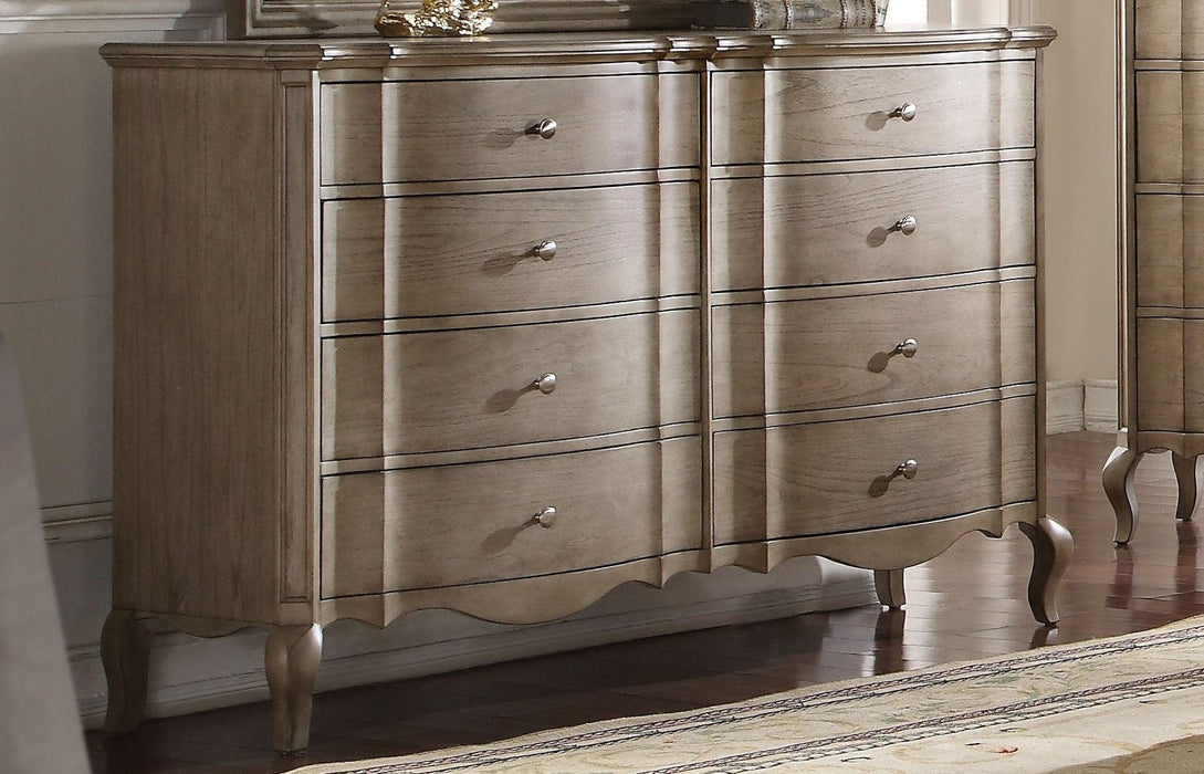 Acme Chelmsford Drawer Dresser in Antique Taupe 26055 - Home Furniture And More (Brentwood, MD)