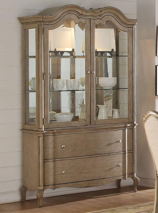 Acme Chelmsford Hutch and Buffet in Antique Taupe 66054 - Home Furniture And More (Brentwood, MD)