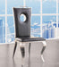 ACME Cyrene Faux Leather Side Chair (Set of 2) in Stainless Steel 62078 - Home Furniture And More (Brentwood, MD)