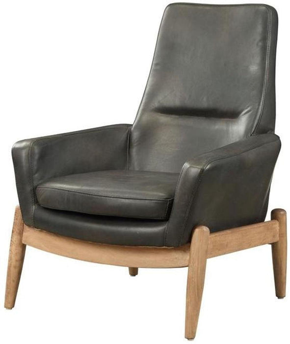 Acme Dolphin Accent Chair in Black 59533 - Home Furniture And More (Brentwood, MD)