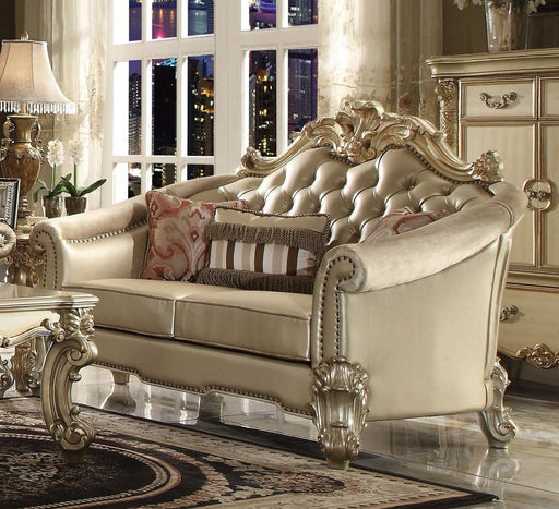Acme Dresden Loveseat in Gold Patina 53121 - Home Furniture And More (Brentwood, MD)