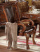 Acme Dresden Pedestal Dining Arm Chairs in Brown Cherry Oak 12154 (Set of 2) - Home Furniture And More (Brentwood, MD)