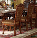 Acme Dresden Pedestal Dining Side Chairs in Brown Cherry Oak 12153 (Set of 2) - Home Furniture And More (Brentwood, MD)