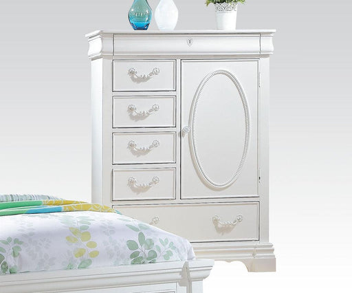 ACME Estrella Youth Chest in White 30246 - Home Furniture And More (Brentwood, MD)