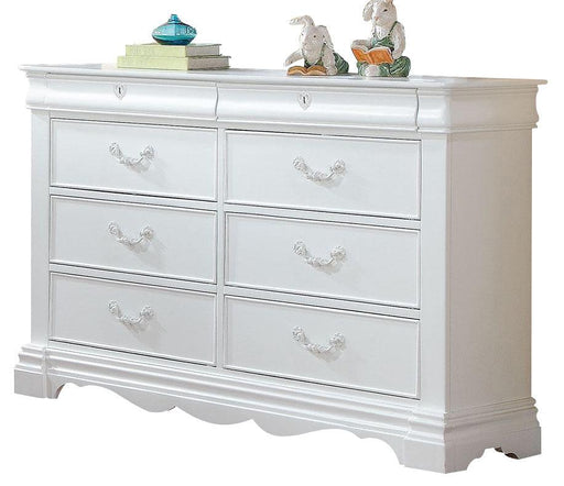 ACME Estrella Youth Dresser in White 30245 - Home Furniture And More (Brentwood, MD)