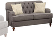 Acme Furniture Alianza Loveseat in Dark Gray 53691 - Home Furniture And More (Brentwood, MD)