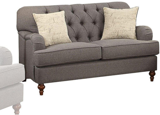 Acme Furniture Alianza Loveseat in Dark Gray 53691 - Home Furniture And More (Brentwood, MD)