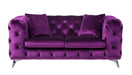 Acme Furniture Atronia Loveseat in Purple 54906 - Home Furniture And More (Brentwood, MD)
