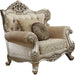 Acme Furniture Bently Chair with 2 Pillows in Champagne 50662 - Home Furniture And More (Brentwood, MD)