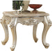 Acme Furniture Bently End Table in Marble/Champagne 81667 - Home Furniture And More (Brentwood, MD)