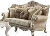 Acme Furniture Bently Loveseat with 5 Pillows in Champagne 50661 - Home Furniture And More (Brentwood, MD)