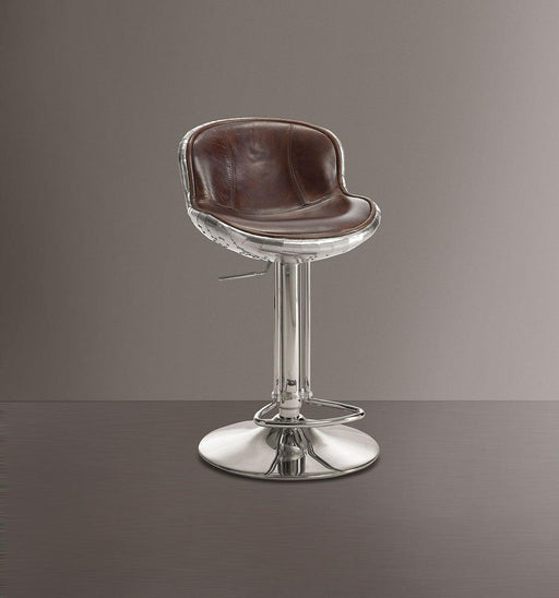 Acme Furniture Brancaster Adjustable Armless Swivel Stool in Vintage Brown (Set of 2) 96556 - Home Furniture And More (Brentwood, MD)