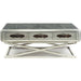 Acme Furniture Brancaster Coffee Table in Aluminum 83555 - Home Furniture And More (Brentwood, MD)