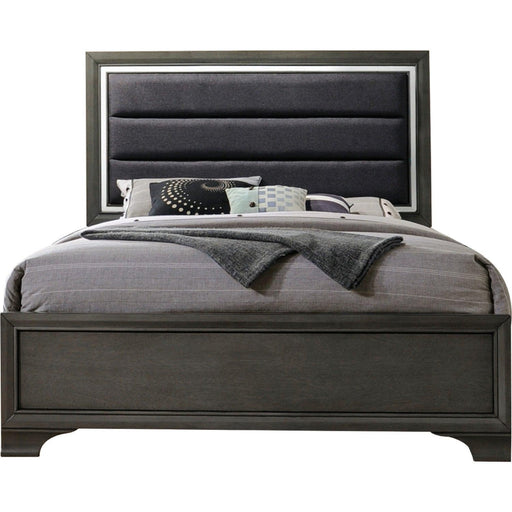 Acme Furniture Carine II King Panel Bed in Gray 26257EK - Home Furniture And More (Brentwood, MD)