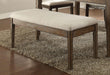 Acme Furniture Claudia Upholstered Bench in Beige and Brown 71718 - Home Furniture And More (Brentwood, MD)