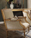 Acme Furniture Daesha Accent Chair in Tan Flannel & Antique Gold 50838 - Home Furniture And More (Brentwood, MD)