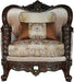 Acme Furniture Devayne Chair with 2 Pillows in Dark Walnut 50687 - Home Furniture And More (Brentwood, MD)