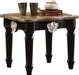 Acme Furniture Ernestine End Table in Marble/Black 82152 - Home Furniture And More (Brentwood, MD)