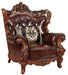 Acme Furniture Eustoma Chair in Cherry and Walnut 53067 - Home Furniture And More (Brentwood, MD)