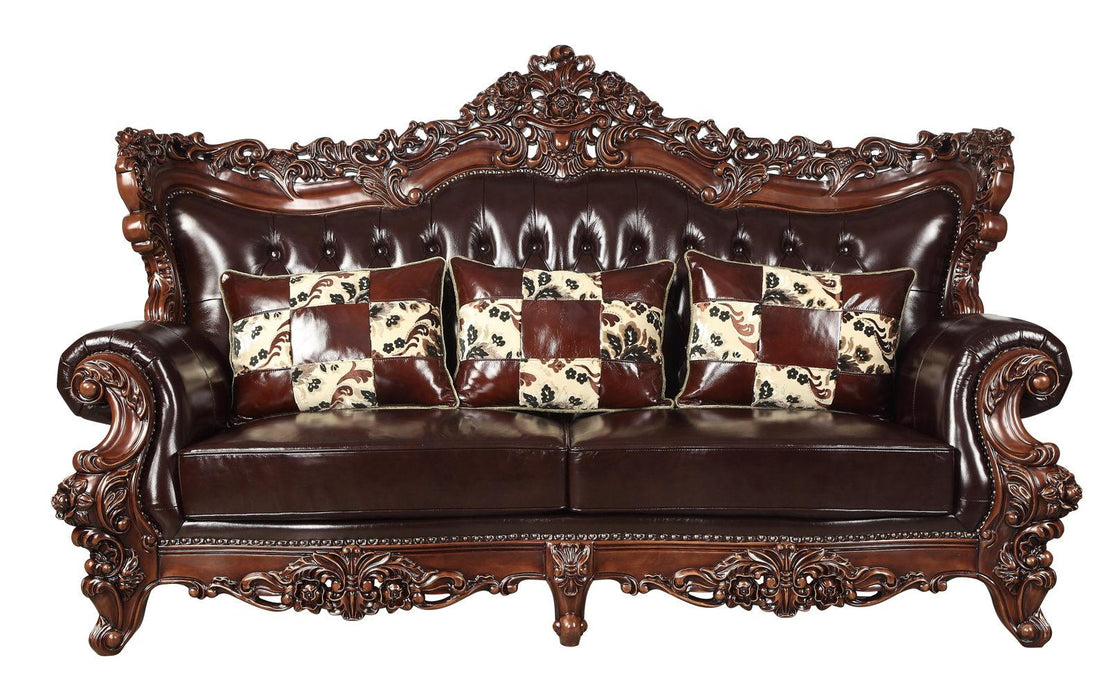 Acme Furniture Forsythia Sofa in Espresso 53070 - Home Furniture And More (Brentwood, MD)