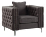 Acme Furniture Gillian II Chair in Dark Gray 53389 - Home Furniture And More (Brentwood, MD)