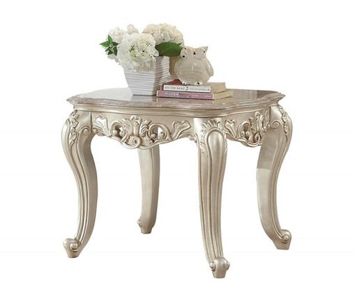 Acme Furniture Gorsedd End Table in Antique White 82442 - Home Furniture And More (Brentwood, MD)