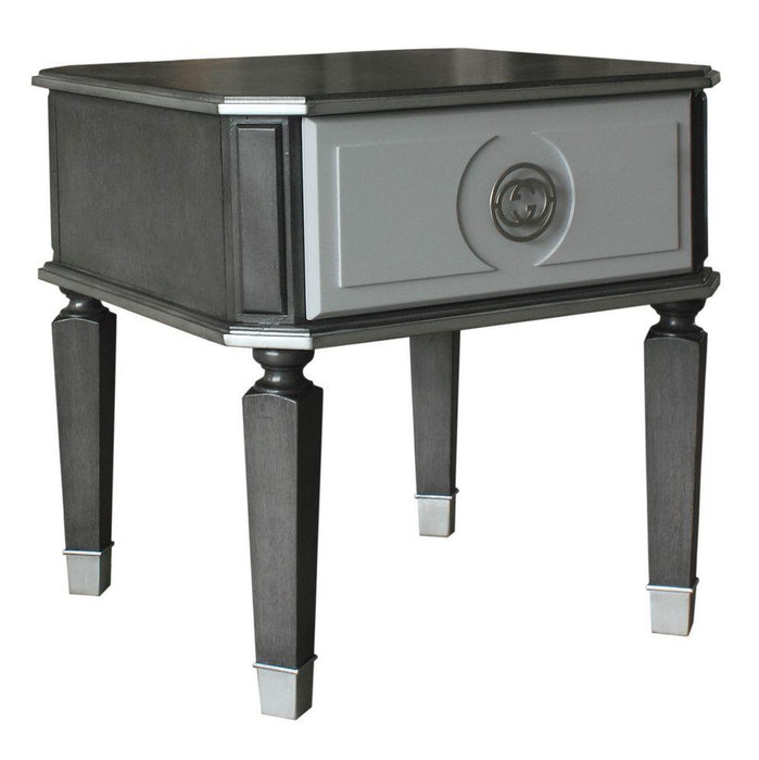 Acme Furniture House Beatrice End Table in Charcoal 88817 - Home Furniture And More (Brentwood, MD)