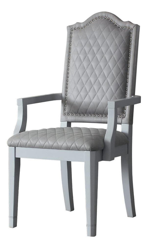Acme Furniture House Marchese Arm Chair in Pearl Gray (Set of 2) 68863 - Home Furniture And More (Brentwood, MD)