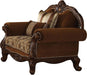 Acme Furniture Jardena Chair with 2 Pillows in Cherry Oak 50657 - Home Furniture And More (Brentwood, MD)