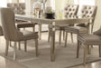 Acme Furniture Kacela Dining Table in Mirror and Champagne 72155 - Home Furniture And More (Brentwood, MD)