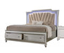 Acme Furniture Kaitlyn Queen Storage Bed in Champagne - Home Furniture And More (Brentwood, MD)