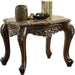 Acme Furniture Latisha End Table in Marble/Antique Oak 82147 - Home Furniture And More (Brentwood, MD)
