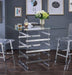 Acme Furniture Nadie Square Counter Height Table in Chrome 72590 - Home Furniture And More (Brentwood, MD)