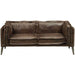 Acme Furniture Porchester Loveseat in Distress Chocolate 52481 - Home Furniture And More (Brentwood, MD)