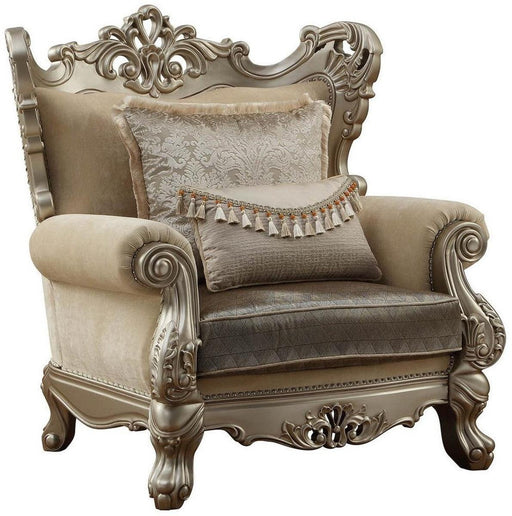 Acme Furniture Ranita Chair in Champagne 51042 - Home Furniture And More (Brentwood, MD)