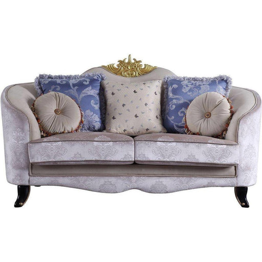 Acme Furniture Sheridan Loveseat in Cream 53946 - Home Furniture And More (Brentwood, MD)