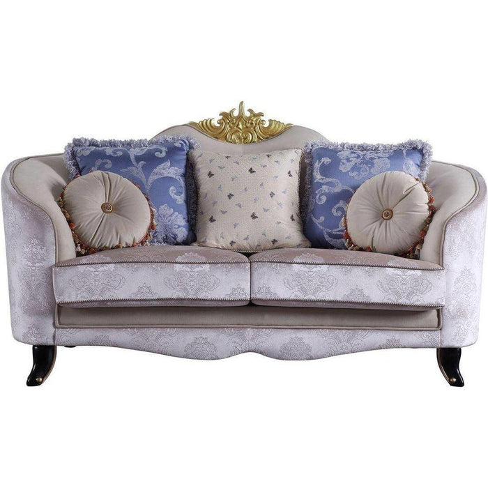 Acme Furniture Sheridan Loveseat in Cream 53946 - Home Furniture And More (Brentwood, MD)