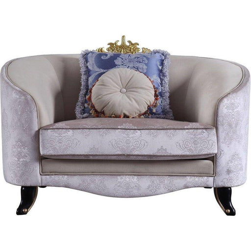 Acme Furniture Sheridan Chair in Cream 53947 - Home Furniture And More (Brentwood, MD)