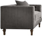Acme Furniture Sidonia Arm Chair in Gray Velvet 53582 - Home Furniture And More (Brentwood, MD)