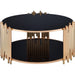 Acme Furniture Tanquin Coffee Table in Gold/Black 84490 - Home Furniture And More (Brentwood, MD)