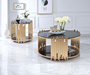 Acme Furniture Tanquin End Table in Gold/Black 84492 - Home Furniture And More (Brentwood, MD)