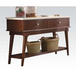 Acme Gasha Server in White/Walnut 72823 - Home Furniture And More (Brentwood, MD)