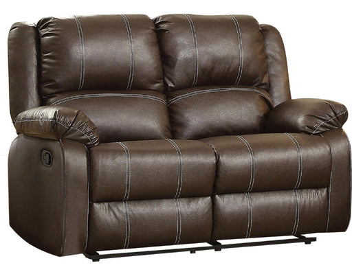 Acme Furniture Zuriel Motion Loveseat in Brown 52281 - Home Furniture And More (Brentwood, MD)