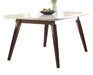 Acme Gasha Dining Table in White/Walnut 72820 - Home Furniture And More (Brentwood, MD)