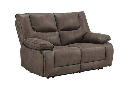 Acme Harumi Power Motion Loveseat in Gray Leather-Aire 54896 - Home Furniture And More (Brentwood, MD)