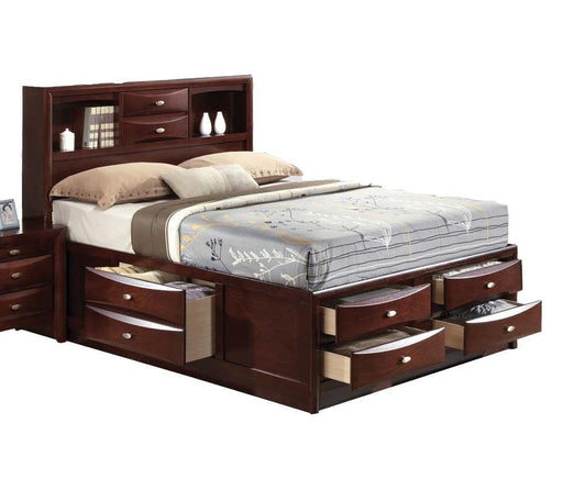 Acme Ireland Full Storage Bed in Brown 21590F - Home Furniture And More (Brentwood, MD)