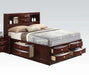 Acme Ireland Queen Storage Bed in Brown 21600Q - Home Furniture And More (Brentwood, MD)